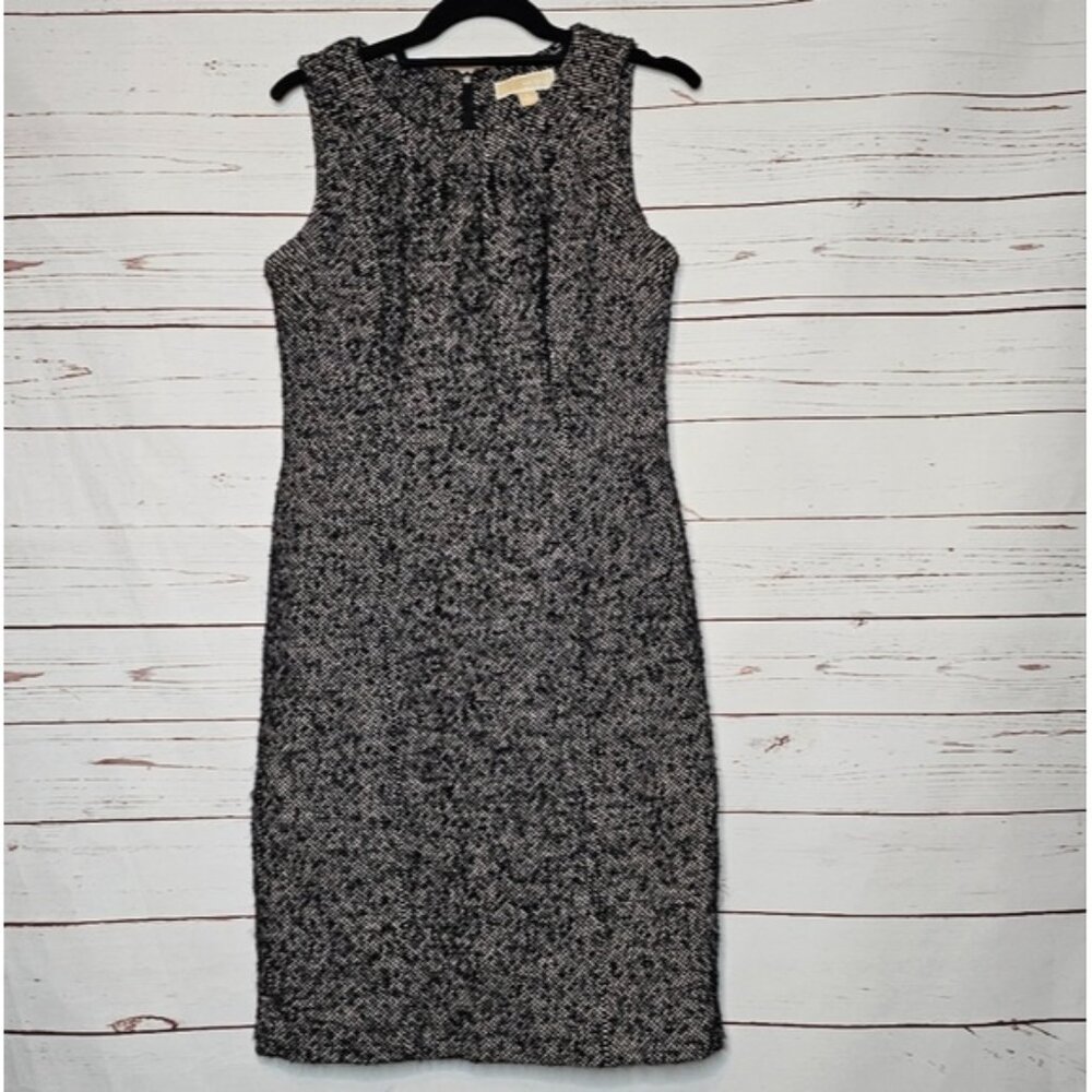 MICHAEL Michael Kors Wool Blend Tweed Sheath Dress
